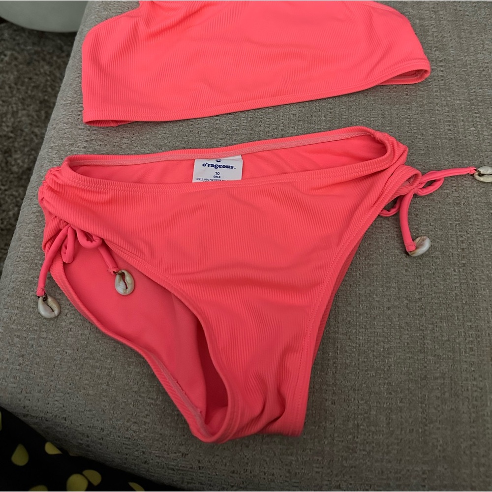 Girls size 10 2 piece bathing suit